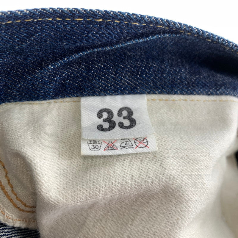 【中古品】【メンズ】 WAREHOUSE ウエアハウス×UNIQUE JEAN STORE GOLDMAN DENIM PANTS カラーBLUE SIZE:33 156-260901-ky-07-fuzh 万代Net店
