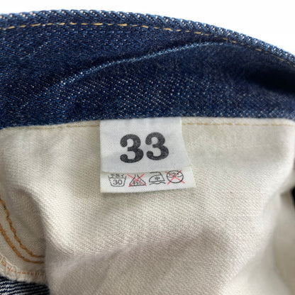 【中古品】【メンズ】 WAREHOUSE ウエアハウス×UNIQUE JEAN STORE GOLDMAN DENIM PANTS カラーBLUE SIZE:33 156-260901-ky-07-fuzh 万代Net店