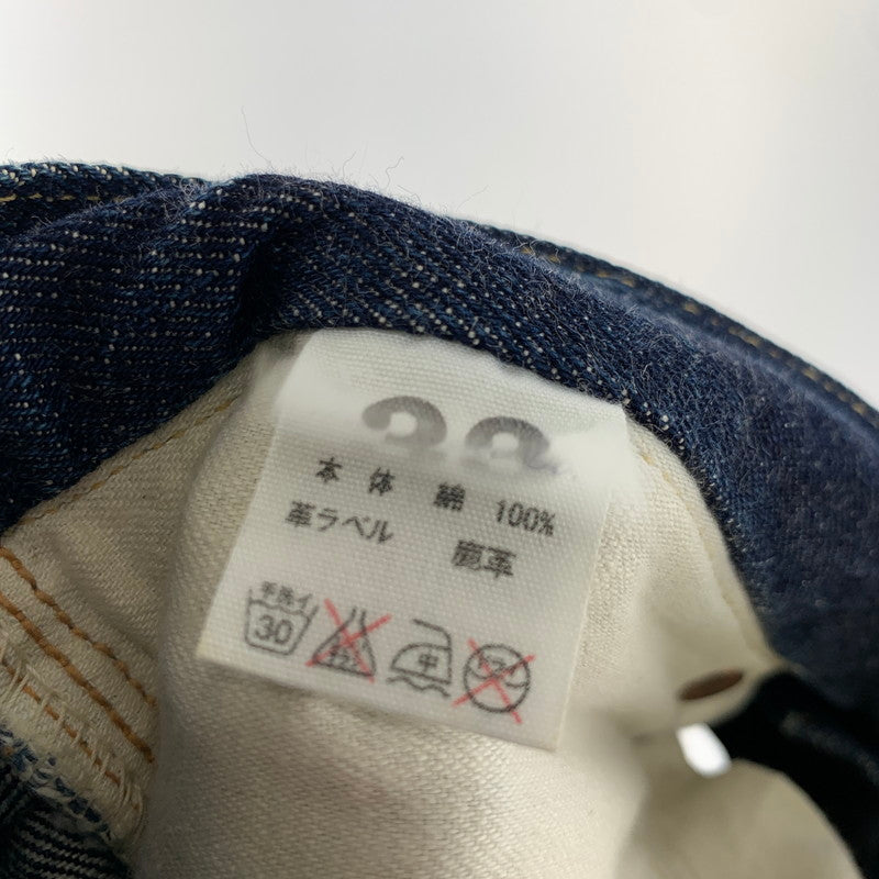 【中古品】【メンズ】 WAREHOUSE ウエアハウス×UNIQUE JEAN STORE GOLDMAN DENIM PANTS カラーBLUE SIZE:33 156-260901-ky-07-fuzh 万代Net店