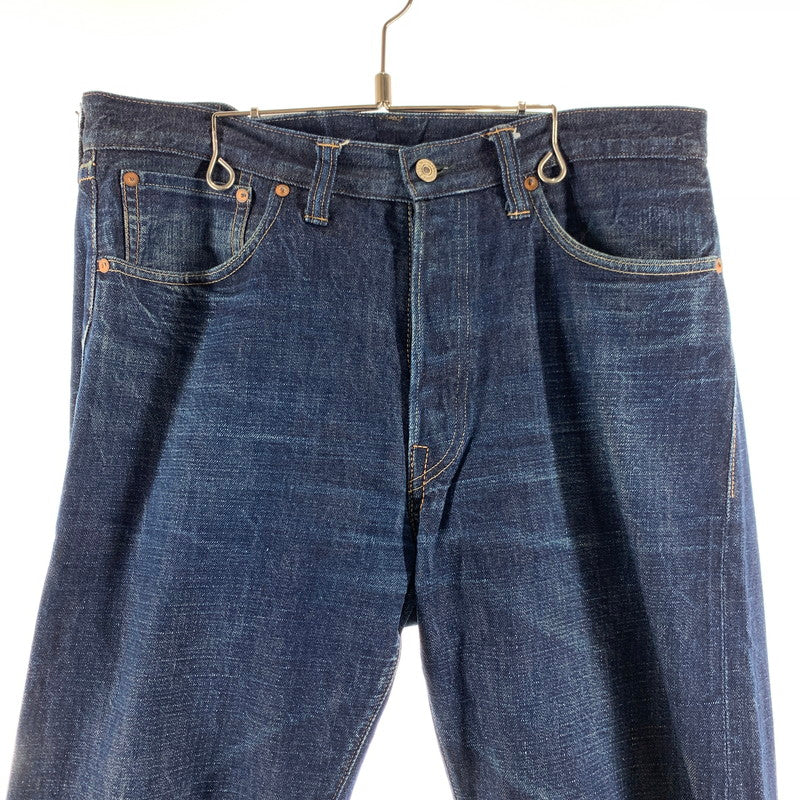 【中古品】【メンズ】 WAREHOUSE ウエアハウス×UNIQUE JEAN STORE GOLDMAN DENIM PANTS カラーBLUE SIZE:33 156-260901-ky-07-fuzh 万代Net店