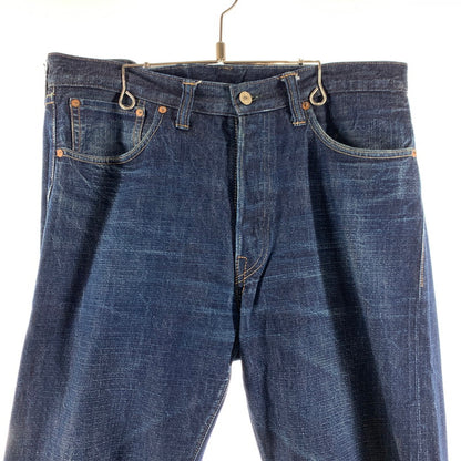 【中古品】【メンズ】 WAREHOUSE ウエアハウス×UNIQUE JEAN STORE GOLDMAN DENIM PANTS カラーBLUE SIZE:33 156-260901-ky-07-fuzh 万代Net店