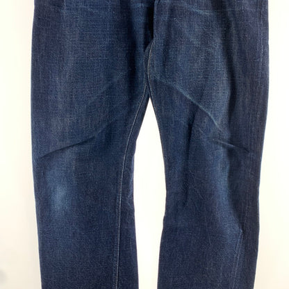 【中古品】【メンズ】 WAREHOUSE ウエアハウス×UNIQUE JEAN STORE GOLDMAN DENIM PANTS カラーBLUE SIZE:33 156-260901-ky-07-fuzh 万代Net店