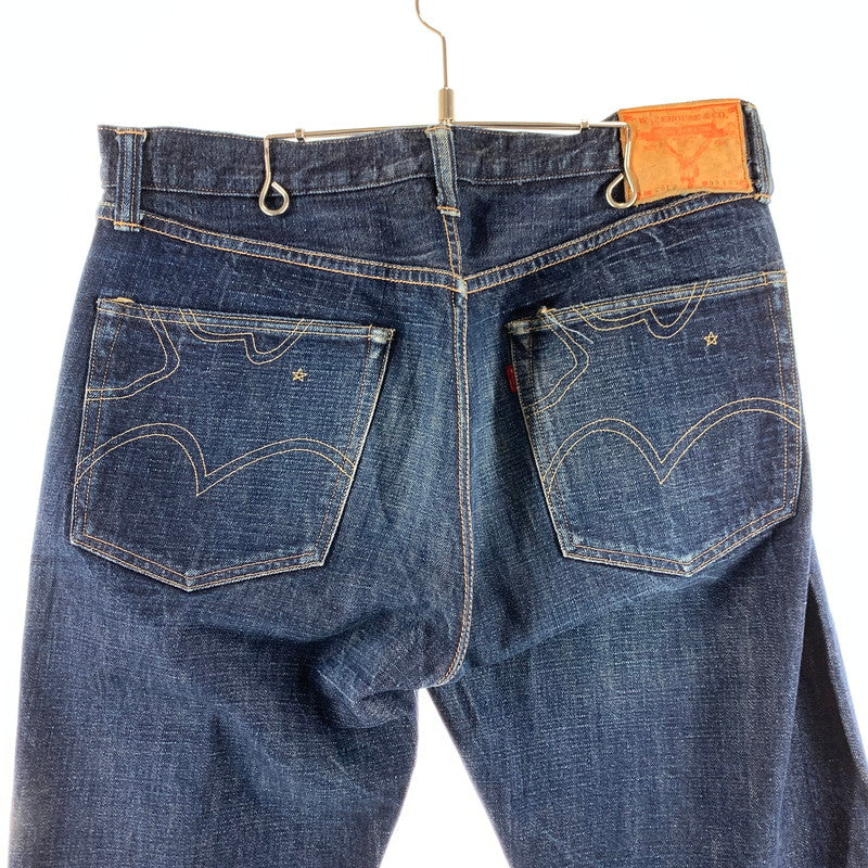 【中古品】【メンズ】 WAREHOUSE ウエアハウス×UNIQUE JEAN STORE GOLDMAN DENIM PANTS カラーBLUE SIZE:33 156-260901-ky-07-fuzh 万代Net店