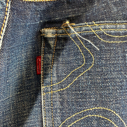 【中古品】【メンズ】 WAREHOUSE ウエアハウス×UNIQUE JEAN STORE GOLDMAN DENIM PANTS カラーBLUE SIZE:33 156-260901-ky-07-fuzh 万代Net店
