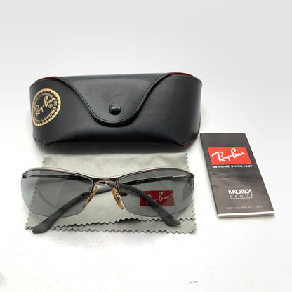 【中古品】【メンズ】 RAYBAN レイバン RB3186 サングラス SILVER GRAY クロス ケース付属 サングラス 203-260902-ky-04-fuzh 万代Net店