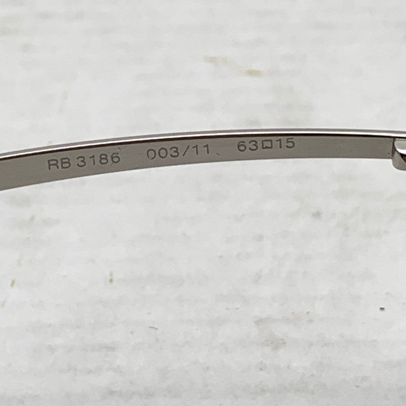 【中古品】【メンズ】 RAYBAN レイバン RB3186 サングラス SILVER GRAY クロス ケース付属 サングラス 203-260902-ky-04-fuzh 万代Net店