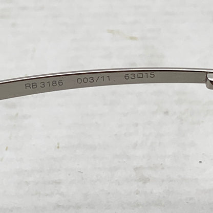 【中古品】【メンズ】 RAYBAN レイバン RB3186 サングラス SILVER GRAY クロス ケース付属 サングラス 203-260902-ky-04-fuzh 万代Net店