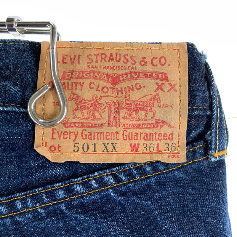 【中古品】【メンズ】 LEVIS リーバイス 501 DENIM PANTS デニムパンツ カラーINDIGO SIZE:36×36/裏555 復刻 ビッグE 赤耳 156-260901-ky-04-fuzh 万代Net店