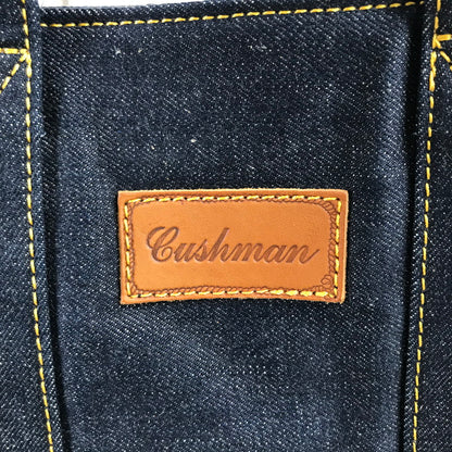 【中古品】【メンズ】 CUSHMAN クッシュマン REVERSIBLE TOTE BAG デニム チェックリバーシブル トートバッグ カバン バッグ 188-260903-mh-04-fuzh カラー：インディゴブルー 万代Net店