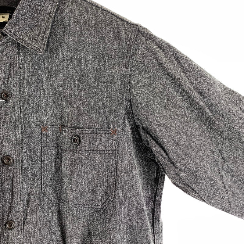 【中古品】【メンズ】 FREEWHEELERS WORK SHIRT フリーホイラーズ ワークシャツ カラーCHARCOAL SIZE:16 1920年代 STYLE 145-260901-ky-15-fuzh 万代Net店