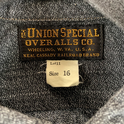 【中古品】【メンズ】 FREEWHEELERS WORK SHIRT フリーホイラーズ ワークシャツ カラーCHARCOAL SIZE:16 1920年代 STYLE 145-260901-ky-15-fuzh 万代Net店