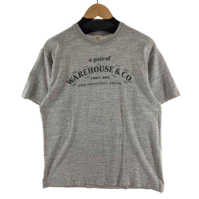 【中古品】【メンズ】 WAREHOUSE ウエアハウス 半袖Tシャツ カットソー 145-260922-gm-08-fuzh サイズ：L カラー：グレー 万代Net店