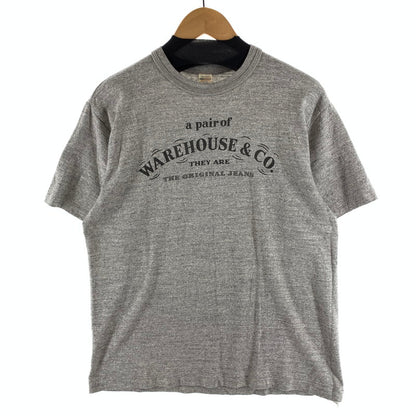 【中古品】【メンズ】 WAREHOUSE ウエアハウス 半袖Tシャツ カットソー 145-260922-gm-08-fuzh サイズ：L カラー：グレー 万代Net店