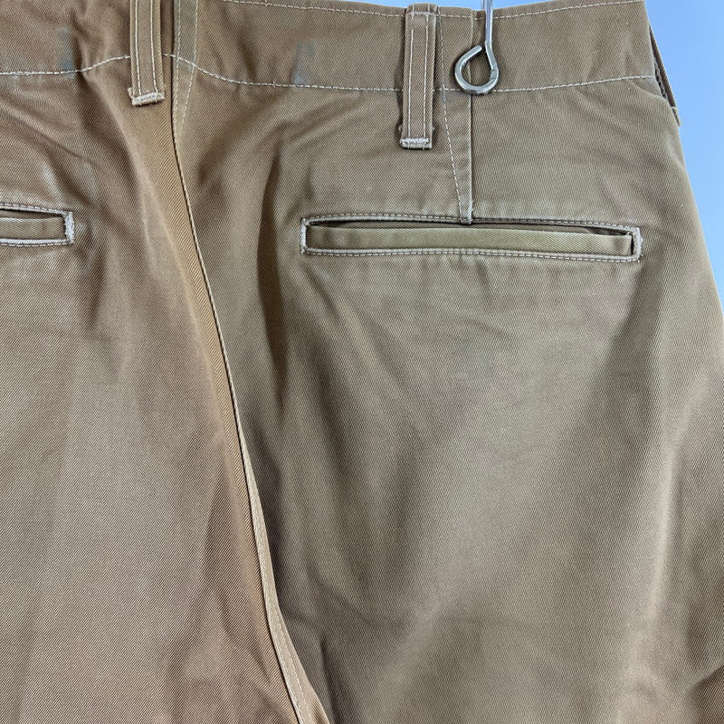 【中古品】【メンズ】 THE REAL MCCOY'S ザリアルマッコイズ WORK PANTS ワークパンツ ボタンフライ 156-260901-ny-03-fuzh サイズ：33×34 カラー：ベージュ 万代Net店