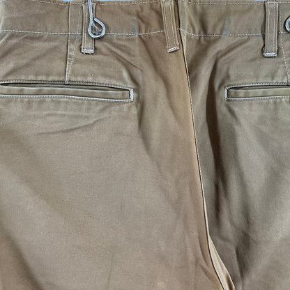 【中古品】【メンズ】 THE REAL MCCOY'S ザリアルマッコイズ WORK PANTS ワークパンツ ボタンフライ 156-260901-ny-03-fuzh サイズ：33×34 カラー：ベージュ 万代Net店