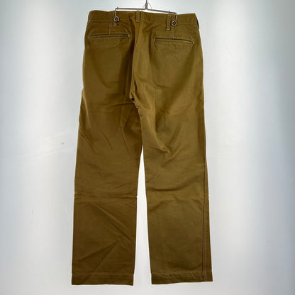 【中古品】【メンズ】 THE REAL MCCOY'S ザリアルマッコイズ WORK PANTS ワークパンツ ボタンフライ 156-260901-ny-03-fuzh サイズ：33×34 カラー：ベージュ 万代Net店