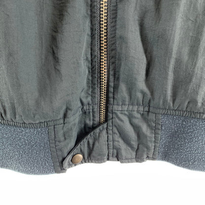 【中古品】【メンズ】 AVIREX アヴィレックス L-2B ブルゾンジャケット カラーGRAY SIZE:XL TIGER刺繍 145-260901-ky-16-fuzh 万代Net店
