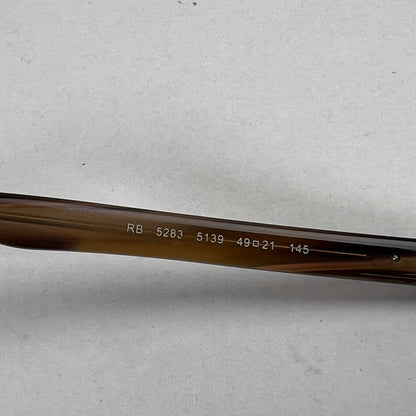 【中古品】【メンズ】 RAYBAN レイバン RB5283F EYEWEAR BROWN/ケース付属 サングラス 49口21 145 ※ケース傷みあり 203-260917-io-33-fuzh 万代Net店