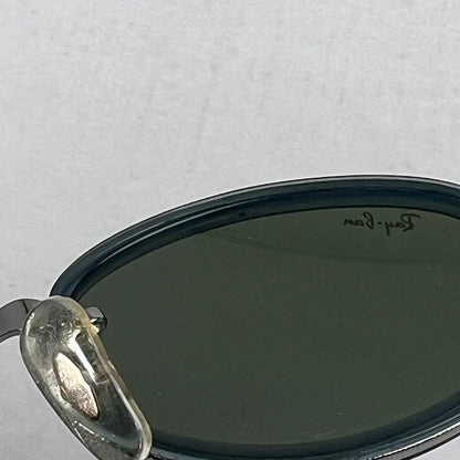 【中古品】【メンズ】 RAYBAN レイバン RB3123 オーバルサングラス BLUE/ケース付属 サングラス ※使用感あり・ケース傷みあり 203-260917-io-30-fuzh カラー：ブルー 万代Net店