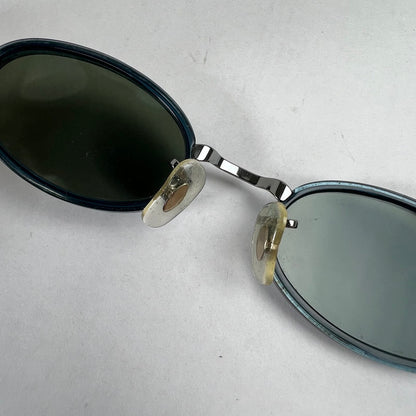 【中古品】【メンズ】 RAYBAN レイバン RB3123 オーバルサングラス BLUE/ケース付属 サングラス ※使用感あり・ケース傷みあり 203-260917-io-30-fuzh カラー：ブルー 万代Net店