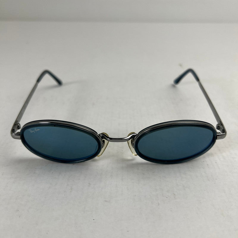 【中古品】【メンズ】 RAYBAN レイバン RB3123 オーバルサングラス BLUE/ケース付属 サングラス ※使用感あり・ケース傷みあり 203-260917-io-30-fuzh カラー：ブルー 万代Net店