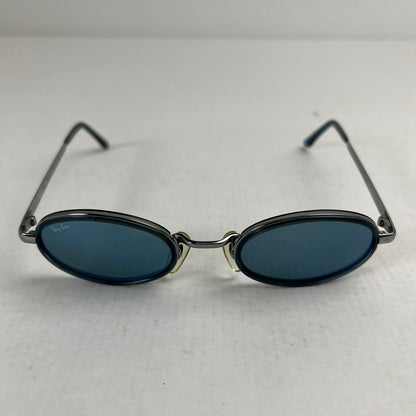 【中古品】【メンズ】 RAYBAN レイバン RB3123 オーバルサングラス BLUE/ケース付属 サングラス ※使用感あり・ケース傷みあり 203-260917-io-30-fuzh カラー：ブルー 万代Net店