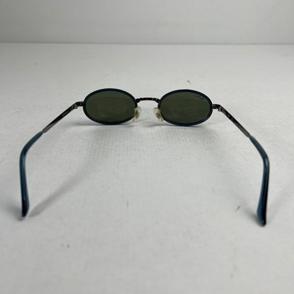 【中古品】【メンズ】 RAYBAN レイバン RB3123 オーバルサングラス BLUE/ケース付属 サングラス ※使用感あり・ケース傷みあり 203-260917-io-30-fuzh カラー：ブルー 万代Net店