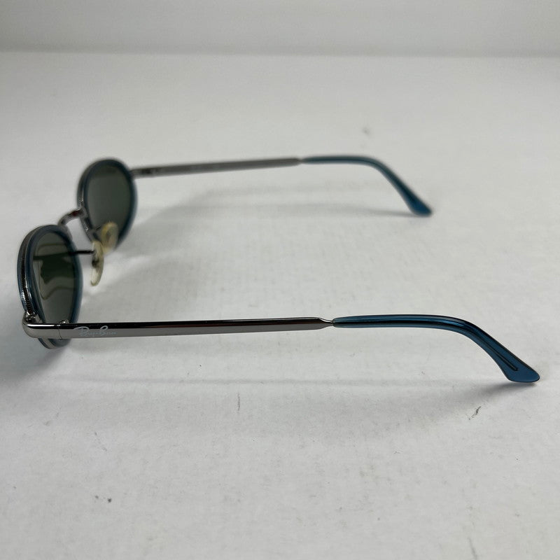 【中古品】【メンズ】 RAYBAN レイバン RB3123 オーバルサングラス BLUE/ケース付属 サングラス ※使用感あり・ケース傷みあり 203-260917-io-30-fuzh カラー：ブルー 万代Net店