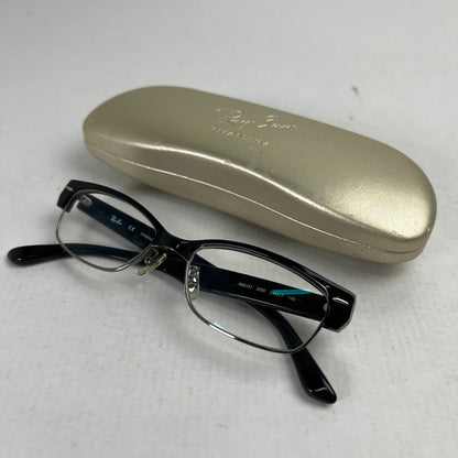 【中古品】【メンズ】 RAYBAN レイバン RB5157 アイウエア フレームBLACK ケース付属 サングラス 54口17 145 ※歪みあり・ケース傷みあり 203-260917-io-31-fuzh カラー：ブラック 万代Net店