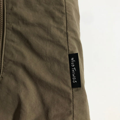 【中古品】【メンズ】 WILD THINGS ワイルドシングス WT003N HD NYLON MIG JACKET ナイロン ミグ ジャケット BEIGE Mサイズ ※汚れ・使用感あり 144-260903-io-12-fuzh カラー：ベージュ 万代Net店