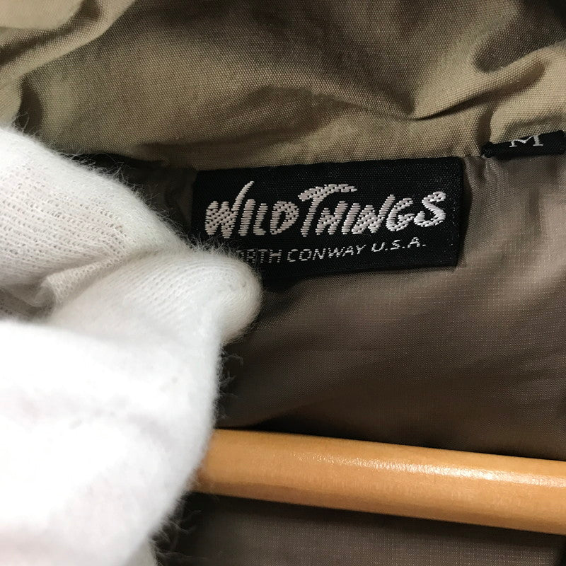 【中古品】【メンズ】 WILD THINGS ワイルドシングス WT003N HD NYLON MIG JACKET ナイロン ミグ ジャケット BEIGE Mサイズ ※汚れ・使用感あり 144-260903-io-12-fuzh カラー：ベージュ 万代Net店