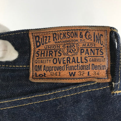 【中古品】【メンズ】 BUZZ RICKSON'S バズリクソンズ RB43041 大戦モデル デニムパンツ ジーパン ジーンズ INDIGO W32サイズ 156-260903-io-15-fuzh カラー：インディゴ 万代Net店