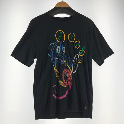 【中古品】【メンズ】 FENDI フェンディ×NOEL FIELDING コラボ S.S TEE BLACK Sサイズ ※使用感あり 141-260903-io-11-fuzh カラー：ブラック 万代Net店