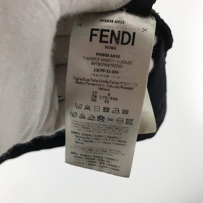 【中古品】【メンズ】 FENDI フェンディ×NOEL FIELDING コラボ S.S TEE BLACK Sサイズ ※使用感あり 141-260903-io-11-fuzh カラー：ブラック 万代Net店