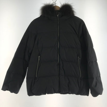 【中古品】【レディース】 NANO UNIVERSE ナノユニバース ダウン ジャケット 上着 アウター BLACK ファー付き ※汚れ・使用感あり 169-261018-io-03-fuzh サイズ：36 カラー：ブラック 万代Net店
