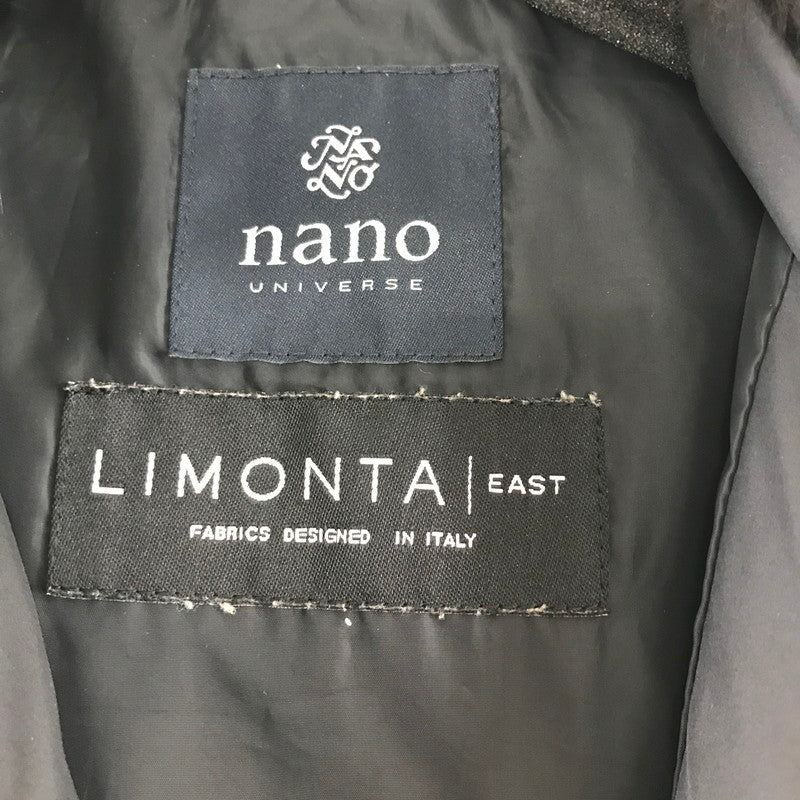 【中古品】【レディース】 NANO UNIVERSE ナノユニバース ダウン ジャケット 上着 アウター BLACK ファー付き ※汚れ・使用感あり 169-261018-io-03-fuzh サイズ：36 カラー：ブラック 万代Net店
