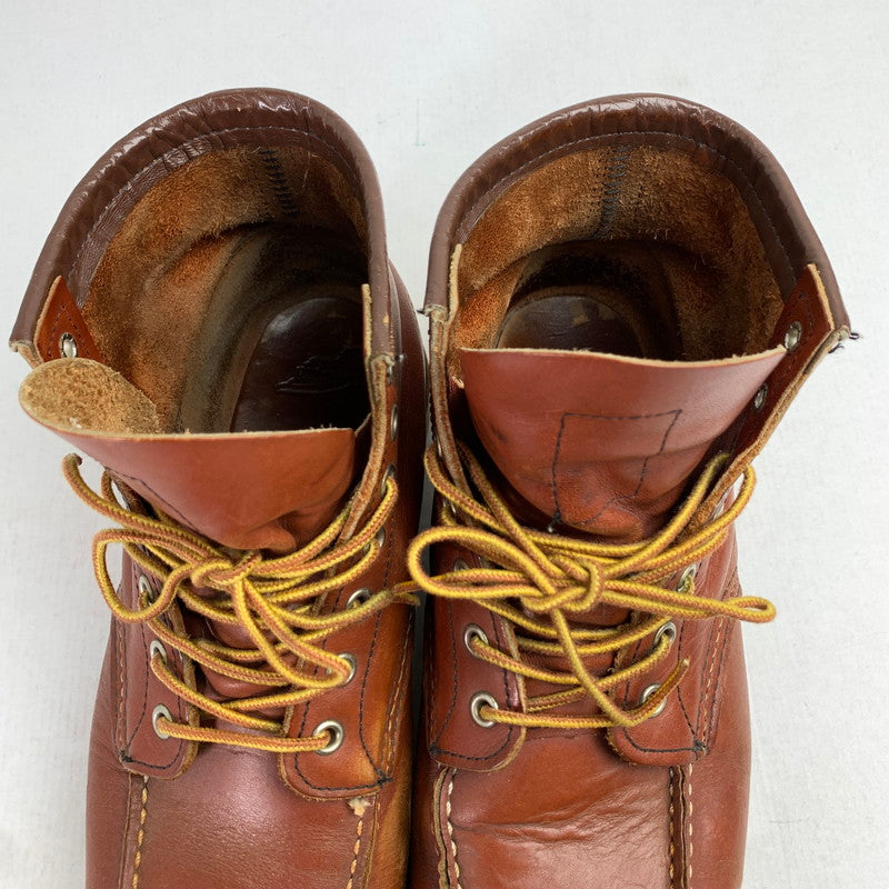 【中古品】【メンズ】 REDWING レッドウィング 8875 6INTH CLASSIC MOC TOE BROWN ブーツ シューズ SIZE:27.0cm ※ソール減り有・使用感あり 靴 164-260905-io-30-fuzh 万代Net店