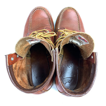 【中古品】【メンズ】 REDWING レッドウィング 8875 6INTH CLASSIC MOC TOE BROWN ブーツ シューズ SIZE:27.0cm ※ソール減り有・使用感あり 靴 164-260905-io-30-fuzh 万代Net店