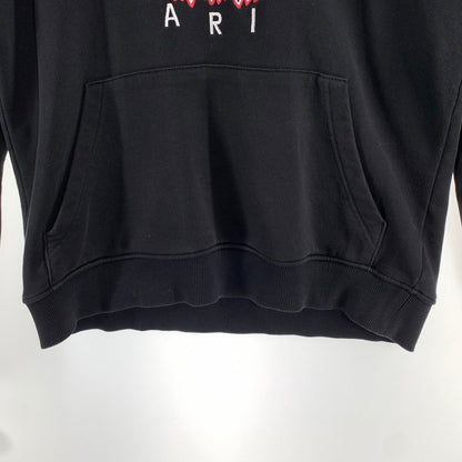 【中古品】【メンズ】 KENZO ケンゾー 刺繍 ロゴ パーカー 長袖 トップス 古着 140-260906-mh-03-fuzh サイズ：S カラー：ブラック 万代Net店