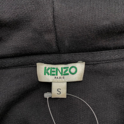 【中古品】【メンズ】 KENZO ケンゾー 刺繍 ロゴ パーカー 長袖 トップス 古着 140-260906-mh-03-fuzh サイズ：S カラー：ブラック 万代Net店