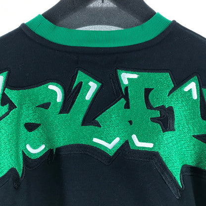【中古品】【メンズ】 GALFY 131013 ガルフィー ガルーニーテューンズ スウェット 犬刺繍 ビックロゴ BLACK.GREEN SIZE:中堅犬 142-260825-vt-05-fuzh 万代Net店