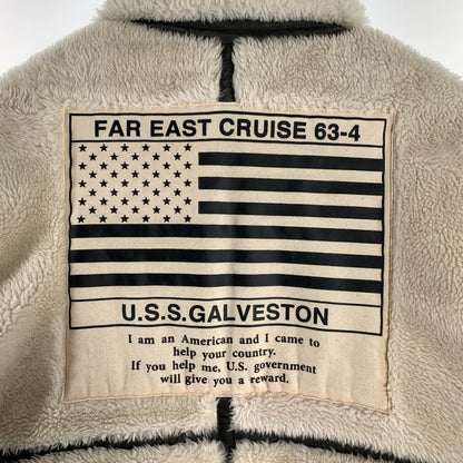 【中古品】【メンズ】 AVIREX アヴィレックス B-3 JACKET ボア ジャケット アウター コート 古着 144-260906-mh-02-fuzh サイズ：L カラー：ホワイト 万代Net店