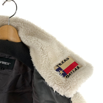 【中古品】【メンズ】 AVIREX アヴィレックス B-3 JACKET ボア ジャケット アウター コート 古着 144-260906-mh-02-fuzh サイズ：L カラー：ホワイト 万代Net店