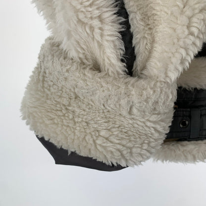 【中古品】【メンズ】 AVIREX アヴィレックス B-3 JACKET ボア ジャケット アウター コート 古着 144-260906-mh-02-fuzh サイズ：L カラー：ホワイト 万代Net店