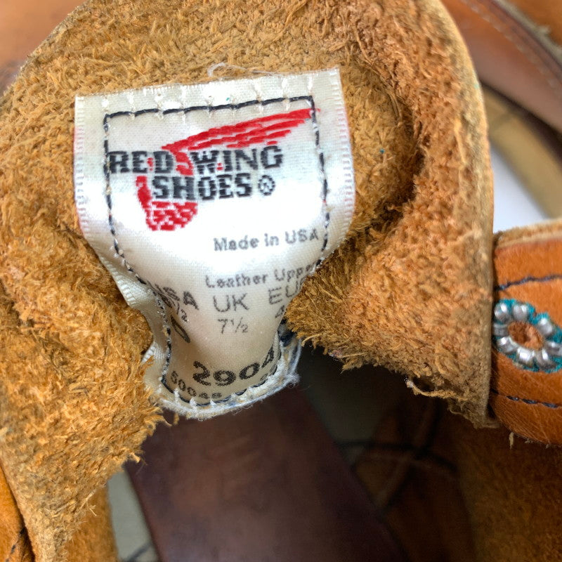 【中古品】【メンズ】 REDWING レッドウィング 2904 LINEMAN ブーツ シューズ YELLOW BROWN SIZE:8.5表記 ※ソール減り有・使用感あり 靴 164-260905-io-28-fuzh 万代Net店