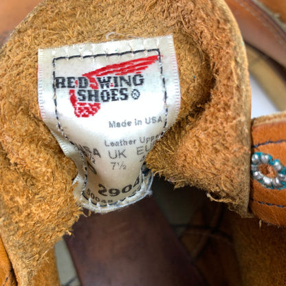 【中古品】【メンズ】 REDWING レッドウィング 2904 LINEMAN ブーツ シューズ YELLOW BROWN SIZE:8.5表記 ※ソール減り有・使用感あり 靴 164-260905-io-28-fuzh 万代Net店