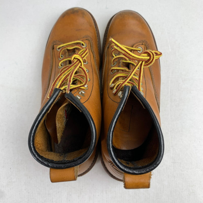 【中古品】【メンズ】 REDWING レッドウィング 2904 LINEMAN ブーツ シューズ YELLOW BROWN SIZE:8.5表記 ※ソール減り有・使用感あり 靴 164-260905-io-28-fuzh 万代Net店