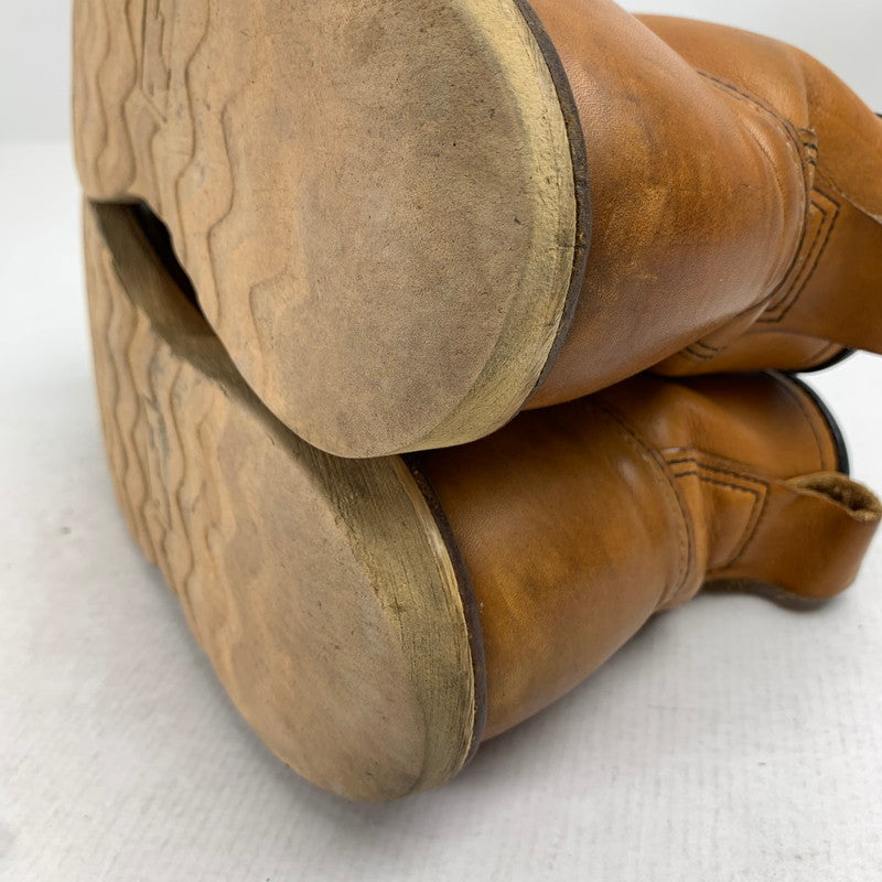 【中古品】【メンズ】 REDWING レッドウィング 2904 LINEMAN ブーツ シューズ YELLOW BROWN SIZE:8.5表記 ※ソール減り有・使用感あり 靴 164-260905-io-28-fuzh 万代Net店