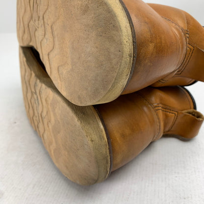 【中古品】【メンズ】 REDWING レッドウィング 2904 LINEMAN ブーツ シューズ YELLOW BROWN SIZE:8.5表記 ※ソール減り有・使用感あり 靴 164-260905-io-28-fuzh 万代Net店