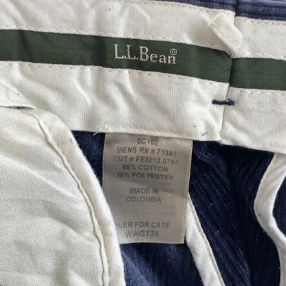 【中古品】【メンズ】 L.L.BEAN エルエルビーン コーデュロイパンツ ボトムス 古着 155-261018-gm-14-fuzh サイズ：38 カラー：ネイビー 万代Net店